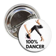 BALLET ROCKS 100% Dancer Small Button SKU 240