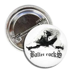 BALLET ROCKS Dancer BalletRocks Button SKU 229
